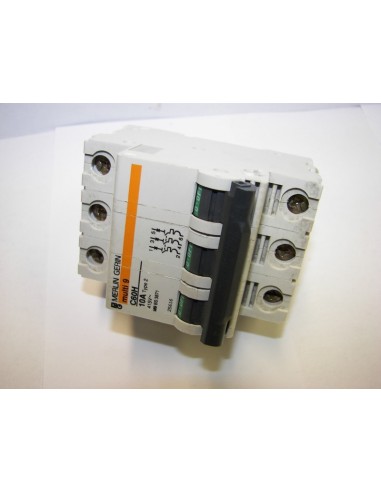 Merlin Gerin 25616 C60H 3pole 10amp...