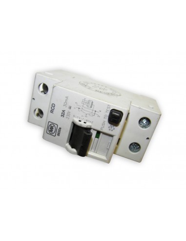 MK 6630s 2pole 32amp 30ma RCD Breaker