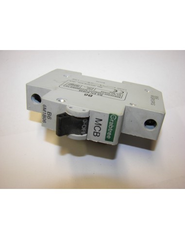 Crabtree 6M1B16 B16amp 6ka 1 Pole MCB Breaker