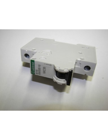 Crabtree 6MSB16 B16amp 1 Pole Mcb Breaker