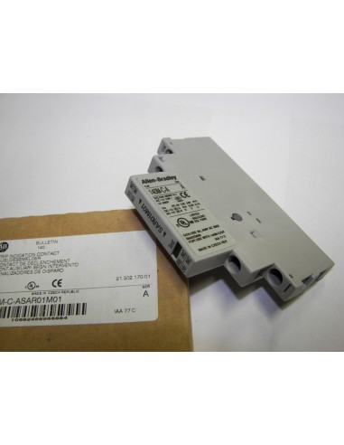 Allen Bradley 140M-C-ASAR01M01 Auxillary contact block 2n/c