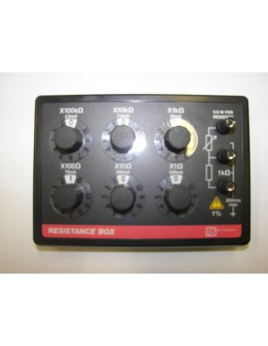RS Resistance Box 298 - 8918 Campact 6 Decade Resistance Box