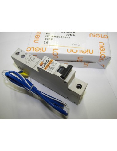 Niglon RCBO1-6/30 B6amp 30ma Rcbo...