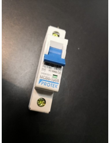 Protek MCB6-106B B6amp 1 Pole Mcb...