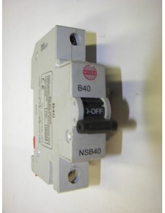 Wylex NSB40 1 Pole  B40 amp 6Ka MCB Breaker