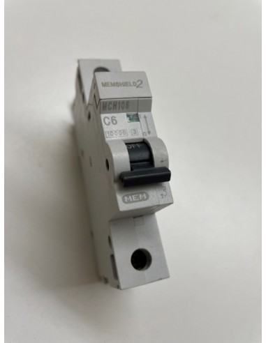 MEM MCH106 C6amp 1 Pole Mcb Breaker 10ka