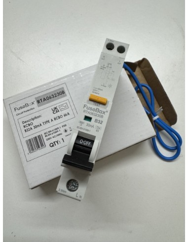 Fusebox RTA063230B B32amp 30ma Rcbo...