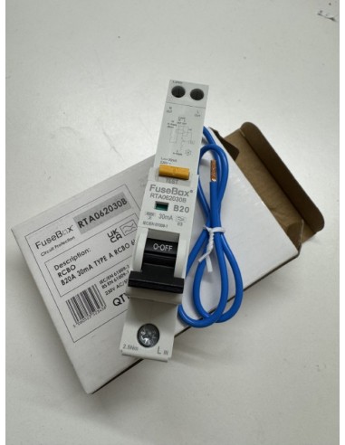 Fusebox RTA062030B B20amp 30ma Rcbo...
