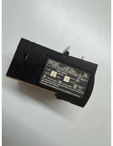 Crabtree 25500 T6 Overload 0.8 - 1.2 amp