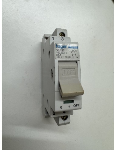 Hager SB232 32amp 2 Pole Isolation...