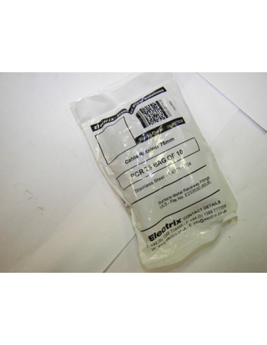 Electrix PCR - 75 Bag of 10 Stainless Steel Trunking Cable Retainers