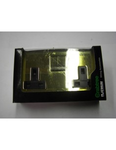 Crabtree SF7316/PB 31296-0001 D.P Polished Brass Switched Socket 