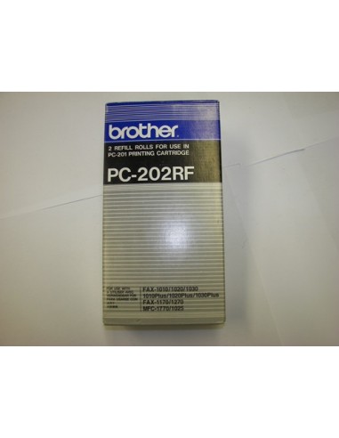 Brother PC-202RF Pack of 2 Black Ink Ribbons