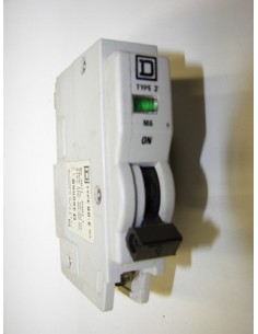 Square D QO-E Type 2 6amp 1 Pole MCB Breaker
